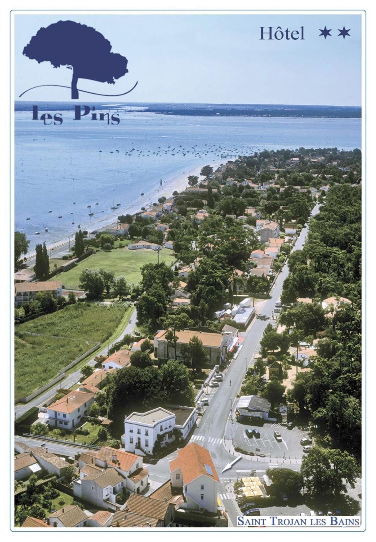 Hotel Les Pins Сен-Трожан-ле-Бен Экстерьер фото